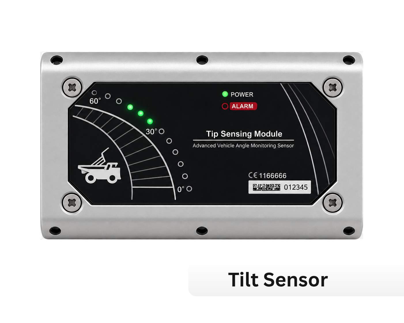 Tipper Tilt Sensor (TDR-11) — Prevents driving away with a raised tipper body